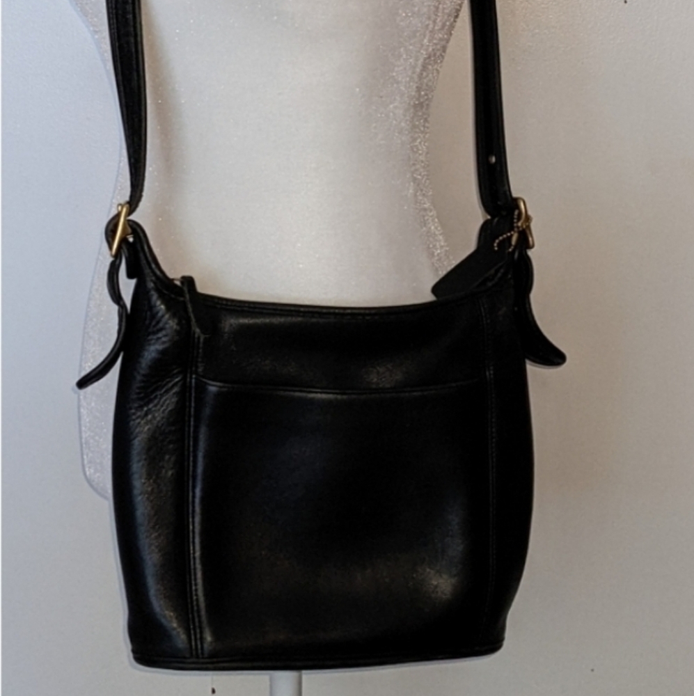 VINTAGE-COACH Shoulder strap/crossbody leather purse Please look at ALL pics!!!! - Picture 6 of 12